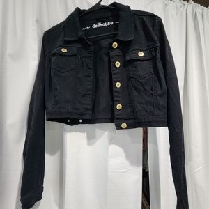 Black Jean Jacket